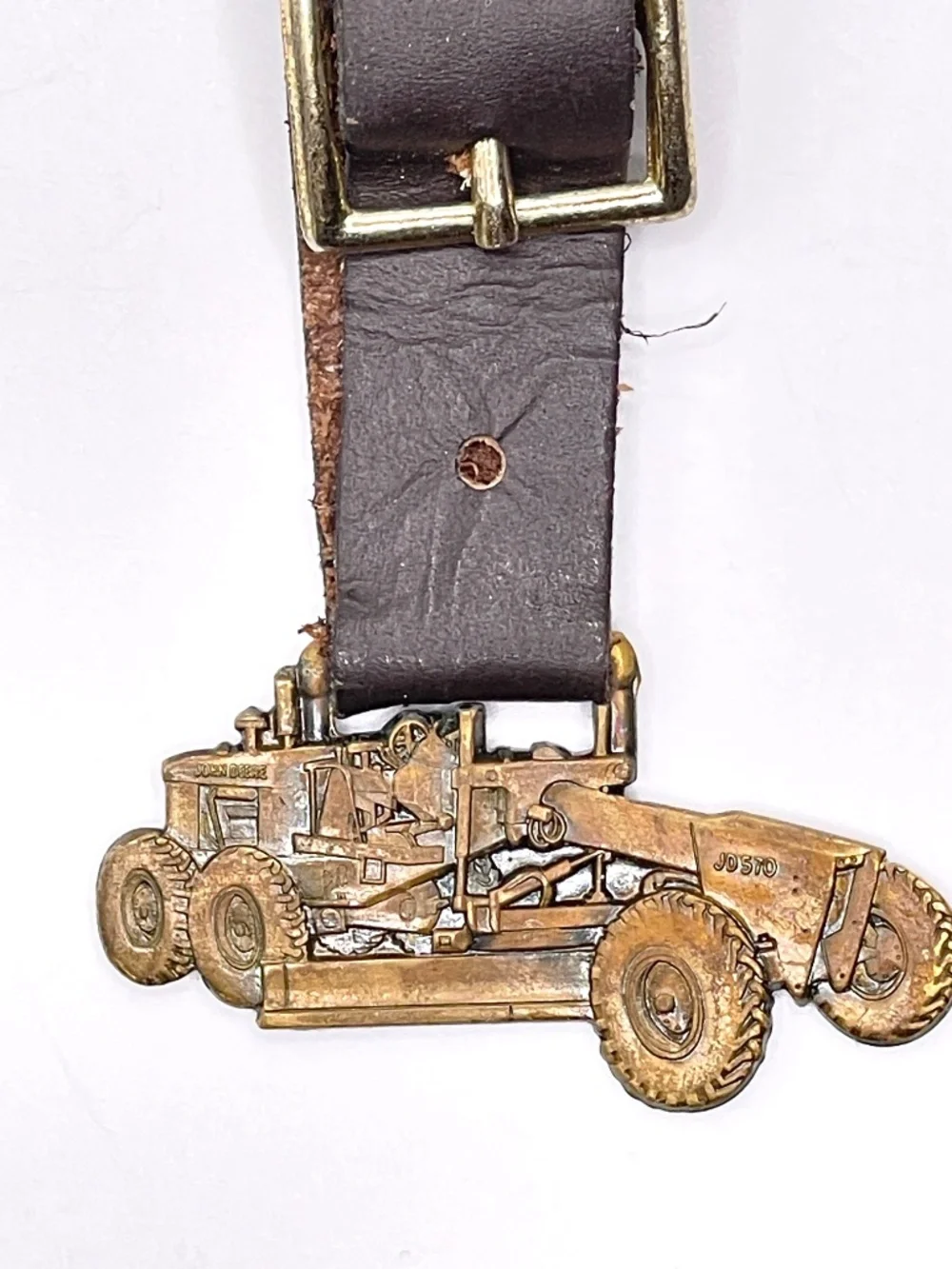 Vintage John Deere JD570 Motor Grader Watch Fob